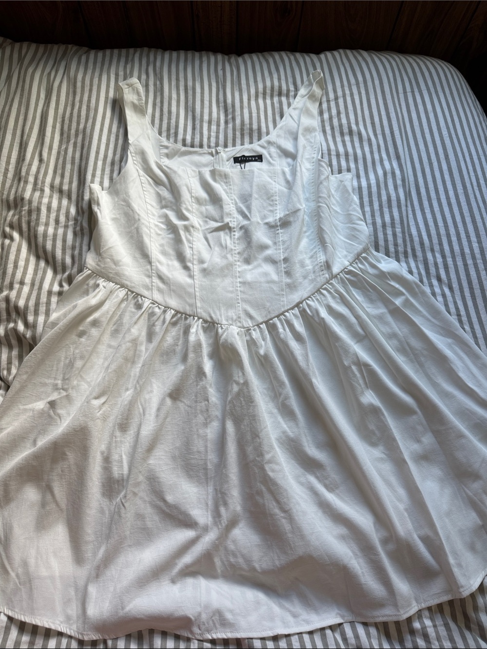 SHEIN White Sleeveless Mini Dress